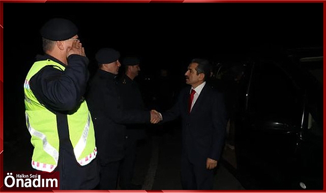 Vali Ekici, yılbaşında görevli personeli yalnız bırakmadı