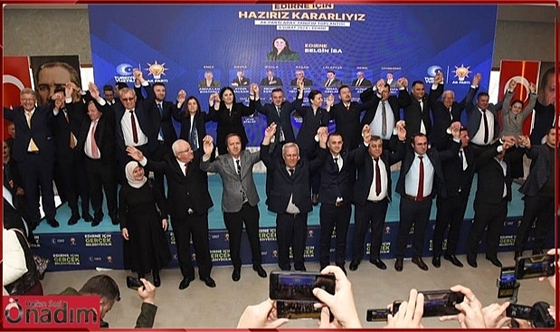 AK Parti Edirne İlçe Belediye Başkan Adayları Tanıttı
