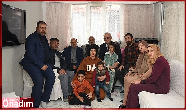 Başkan Helvacıoğlu ev ziyaretlerine devam ediyor