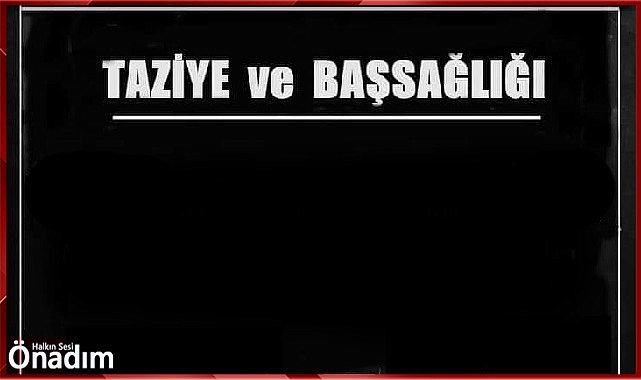 Başkan Tosunlu'dan taziye mesajı