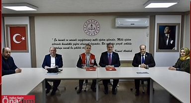 İl Milli Eğitim Müdürlüğü ile Kızılay Arasında Protokol İmzalandı