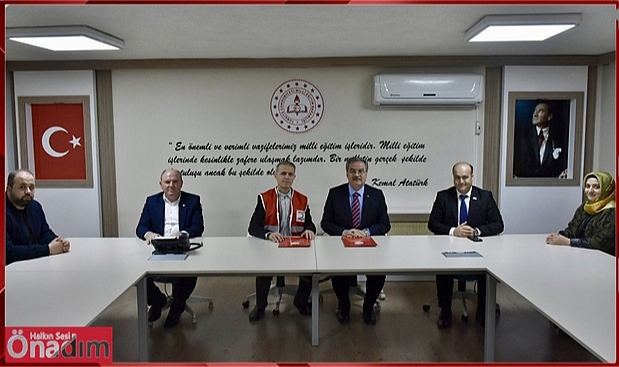 İl Milli Eğitim Müdürlüğü ile Kızılay Arasında Protokol İmzalandı