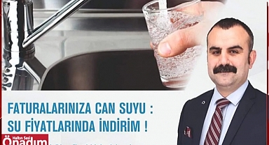 İYİ Parti Adayı Martin’den Suya İndirim Sözü!
