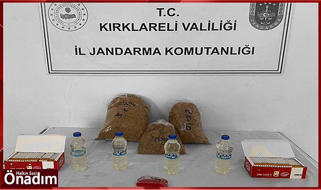 Kaçak Maddeler Yakalandı