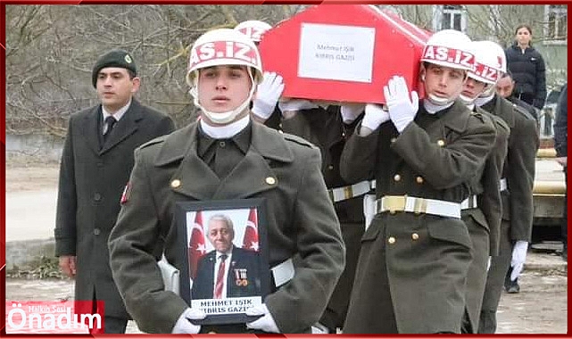 Kıbrıs Gazisi son yolculuğuna uğurlandı