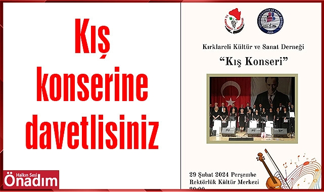 Kış konserine davetlisiniz