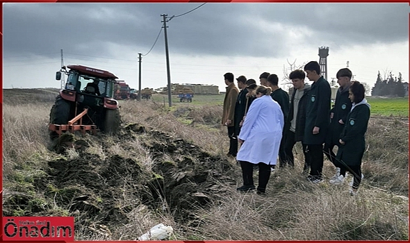 Mimar Muslihiddin MTAL Tarım Alanı Uygulama Bahçesinde Üretim Start Aldı