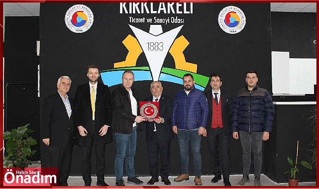 Trakyalı Yöneticiler ve İş Adamları Derneği (TRYİAD), Kırklareli Ticaret ve Sanayi Odası’nı ziyaret etti