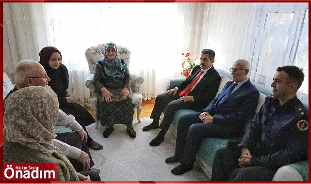 Vali Ekici, şehit ailesini ziyaret etti