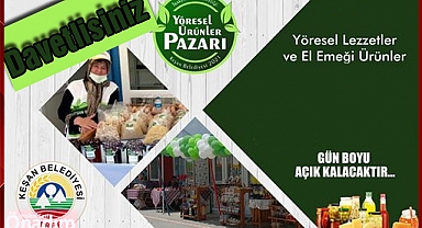 Yöresel Ürünler Pazarı Keşan’da