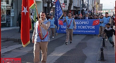 57. Alay Tarihine Yürüdü! 15. Hava İndirme Bölüğü Uzunköprü’den Yol Çıktı!