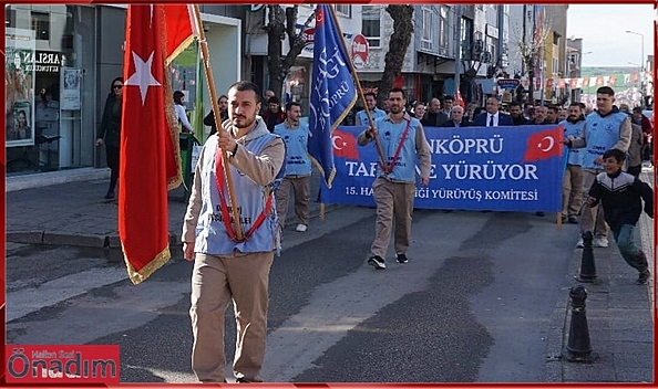 57. Alay Tarihine Yürüdü! 15. Hava İndirme Bölüğü Uzunköprü’den Yol Çıktı!