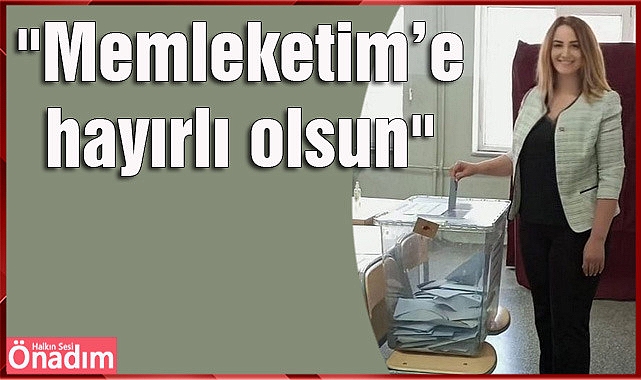 Başkan Adayı Aslı Eligüzel,