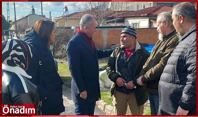 Başkan Adayı Serdar Türker, mahalle ziyaretlerine ediyor