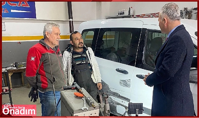 Başkan Adayı Türker'den eski sanayi sitesi ziyareti