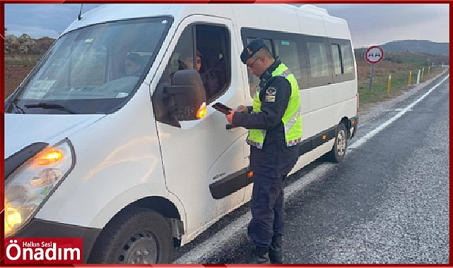 Jandarma ekpleri denetimlere devam ediyor
