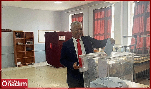 Kırklareli Bağımsız Belediye Başkan Adayı Erol Üstündağ oyunu kullandı