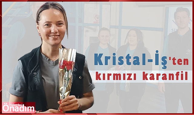 Kristal-İş'ten Kırmızı Karanfil
