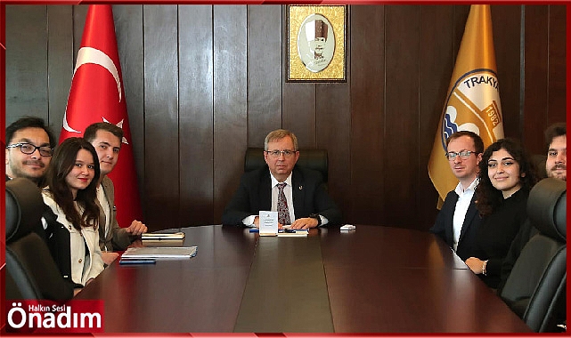 Rektör Tabakoğlu'na ziyaret