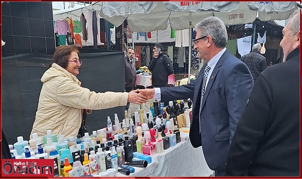 Saadet Partisi Adayı Yazan Pazaryerini Ziyaret Etti; “Yoksulluk ve Zamların Çaresi Saadet Partisi!”