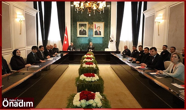Seçim Güvenliği Toplantısı Vali Birol Ekici Başkanlığında Gerçekleştirildi