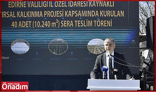 Üreticiye Teslim Edilen Modern Seralarla Tarımın Geleceği Aydınlanıyor