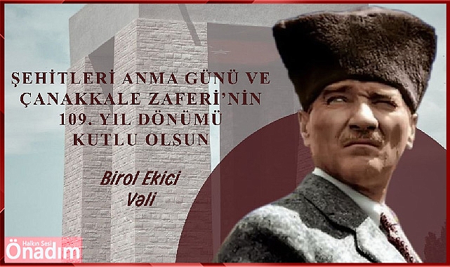 Vali Ekici'den 18 Mart mesajı