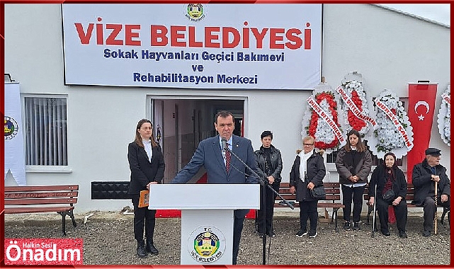 Vize'de sokak hayvanları da mutlu