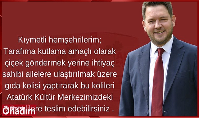 Başkan Talay'dan anlamlı davranış