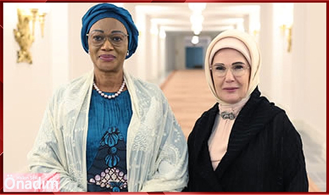 Emine Erdoğan, Nijerya Devlet Başkanı'nın eşi Oluremi Tinubu ile görüştü