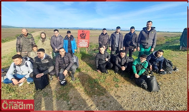 Göçmen Kaçakçılığı İle Mücadele Sürüyor 20 Göçmen Yakalandı