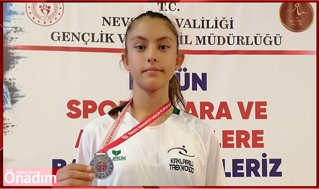 İlimize bir madalya da Zeynep Nur Temur'dan geldi