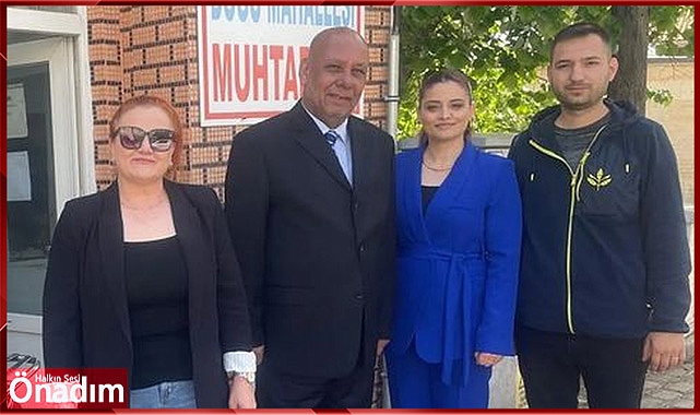 Muhtar Yıldırım tebrikleri kabul etmeye devam ediyor