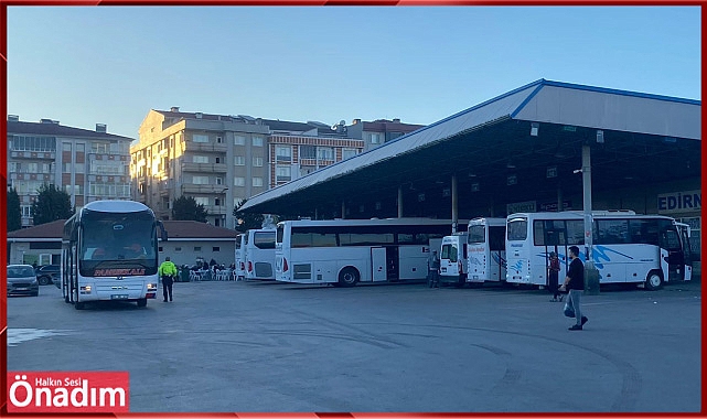 Otogarda bayram dönüşü yoğunluğu