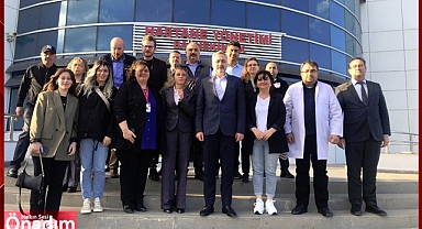 Vekil'den Yeni Başhekime Ziyaret