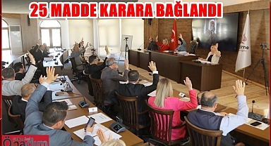 Yeni Dönemin İlk Belediye Meclis Toplantısı Gerçekleştirildi