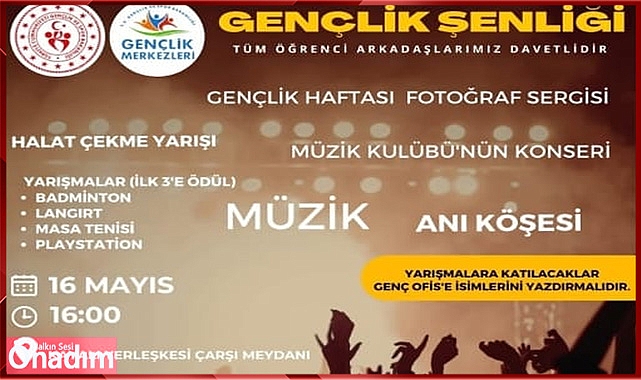 19 Mayıs ‘Gençlik Şenliği’ ile kutlanacak