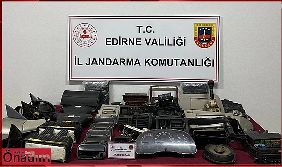 97 Adet Gümrük Kaçağı Yedek Parçaya El Konuldu