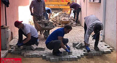 Bozulan Yollar Onarılıyor