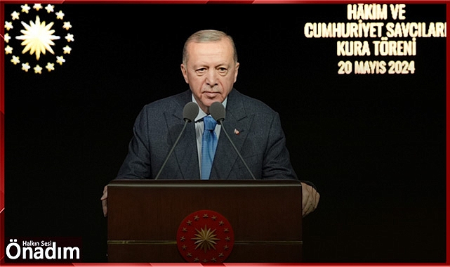 Cumhurbaşkanı Erdoğan, Adli Yargı ve İdari Yargı Kura Töreni’nde konuştu