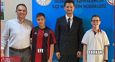 Dereceye Giren Uzunköprülü Öğrenciler Ödüllendirildi