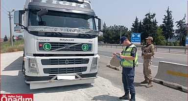 Edirne’de Ağır Yük Vasıtaları Denetlendi