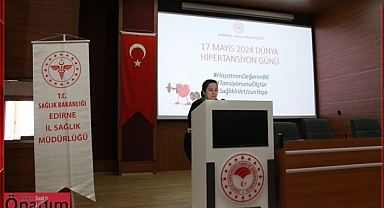 İl Müdürlüğü Personeline Hipertansiyon ve Sağlıklı Beslenme Eğitimi Verildi