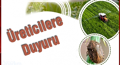 İl Tarımdan Üreticilere Duyuru
