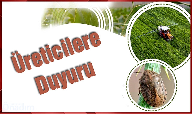 İl Tarımdan Üreticilere Duyuru