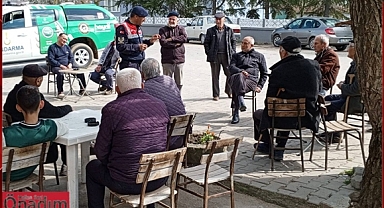 Jandarmadan Vatandaşlara ‘15 Mayıs İklim Günü’ Bilgilendirmesi