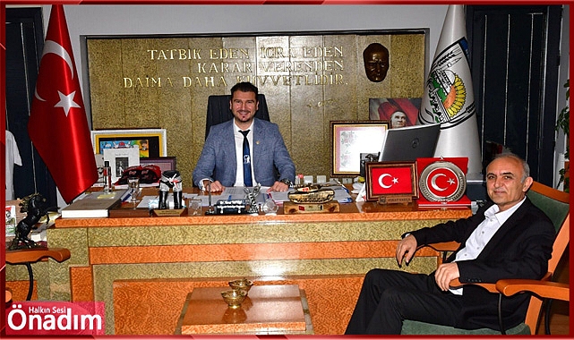 Kaymakam Elmacıoğlu, Başkan Yayla’yı ziyaret etti