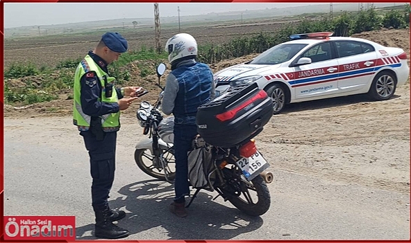Keşan- Enez Yolunda Trafik Denetimleri Sürüyor