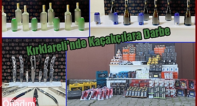 Kırklareli’nde Kaçakçılara Darbe