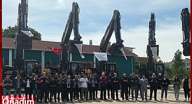 Kırklareli'ne 7 Adet İş Makinesi Geldi